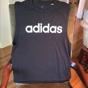 Adidas Black Sleeveless Tank Top